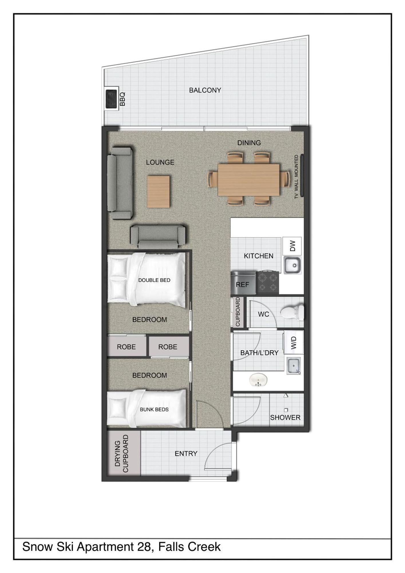 Snow Ski Apartments 28 Falls Creek Dış mekan fotoğraf